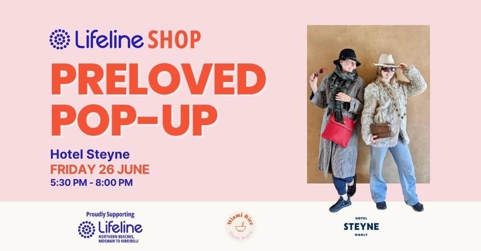 Lifeline PreLoved Pop-Up - A winter fashion event at Hotel Steyne