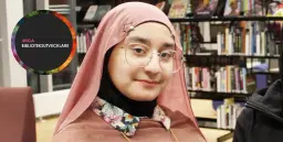 Sagostund med Hiba på Haga bibliotek