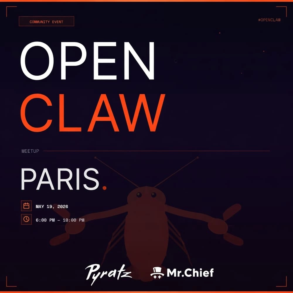 OpenClaw Meetup Paris 🦞 May Edition