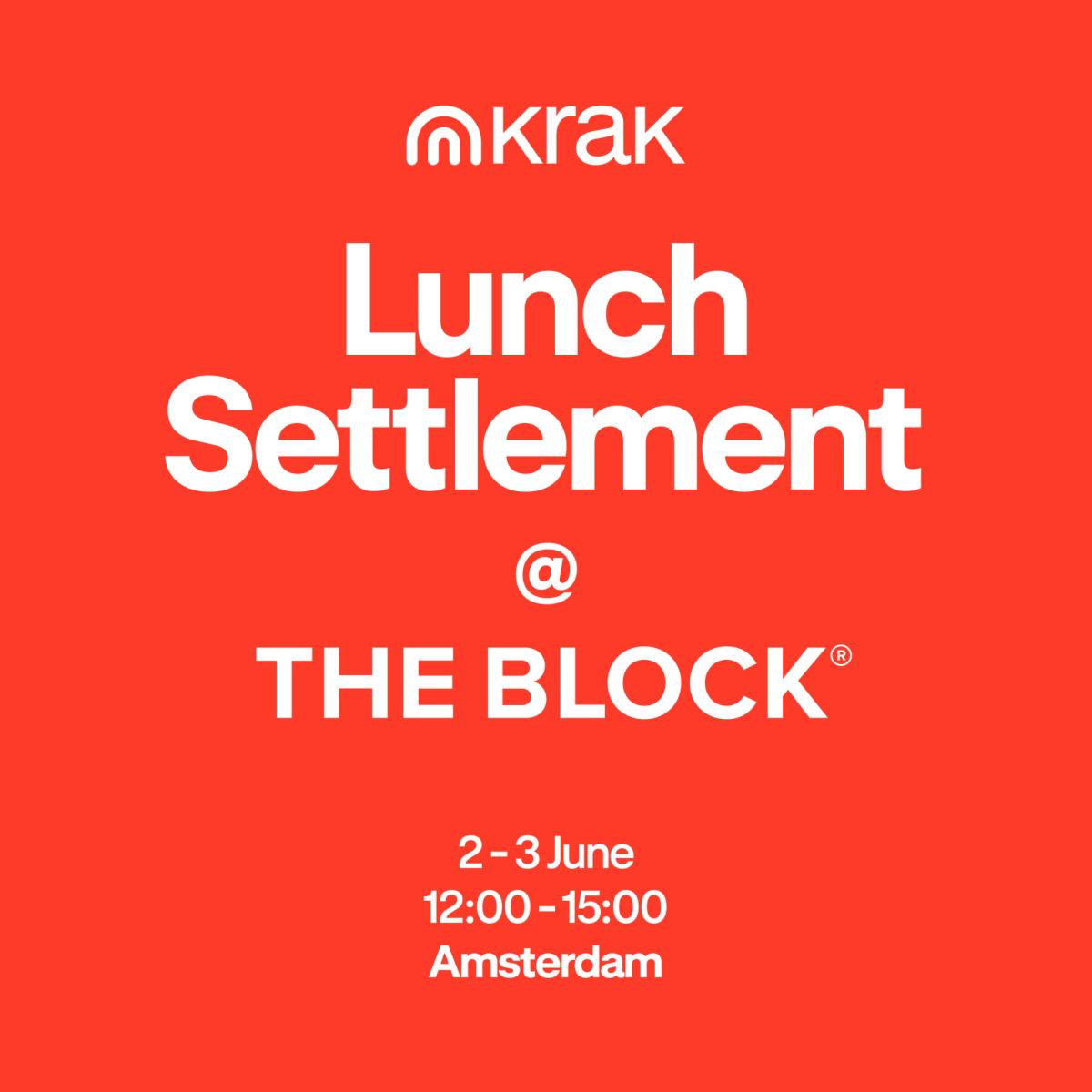 Krak Presents: Lunch Settlement at The Block