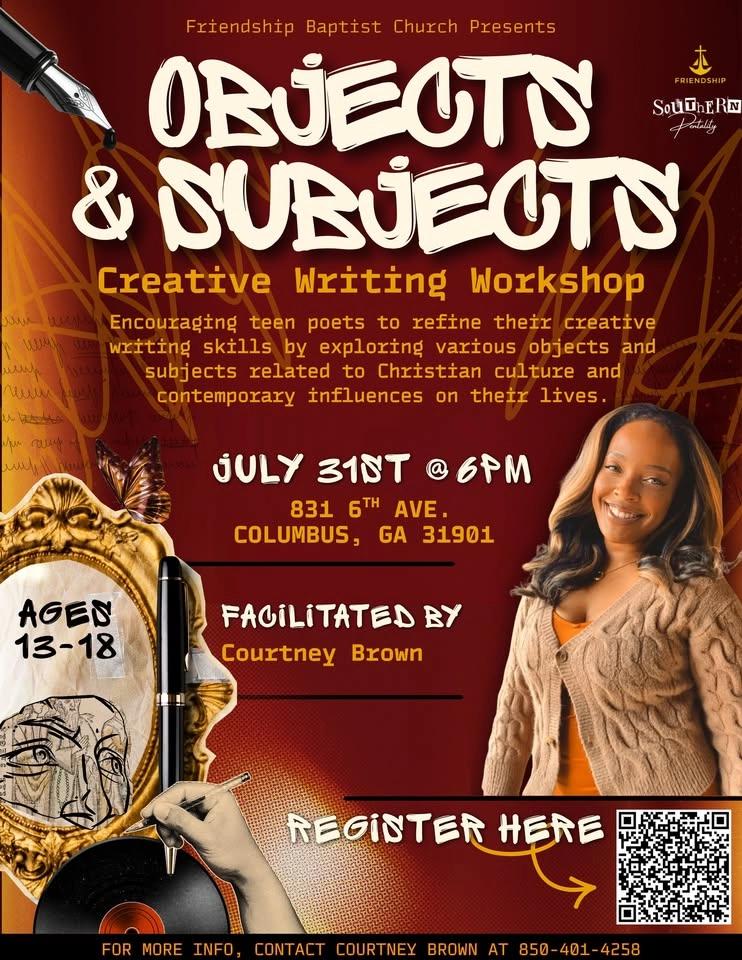 Objects & Subjects: Creative Writing Workshop
