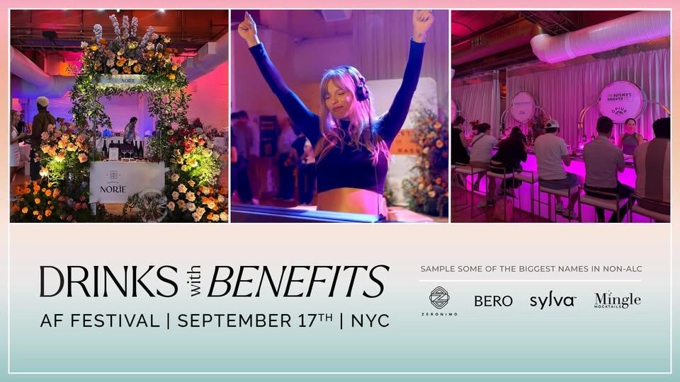 Drinks with Benefits Alcohol Free Festival