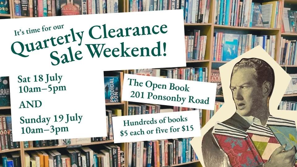 The Open Book Clearance Sale Weekend