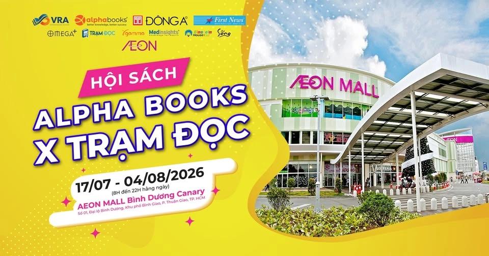HỘI SÁCH ALPHA BOOKS X TRẠM ĐỌC - AEON MALL BÌNH DƯƠNG CANARY