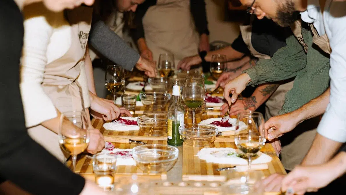 Ravioli workshop & wine