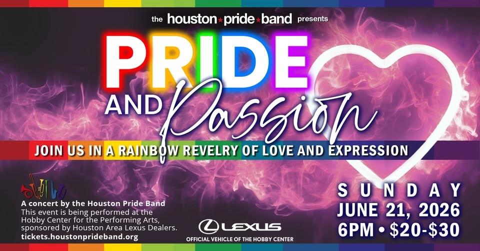 Pride and Passion - A Houston Pride Band Concert