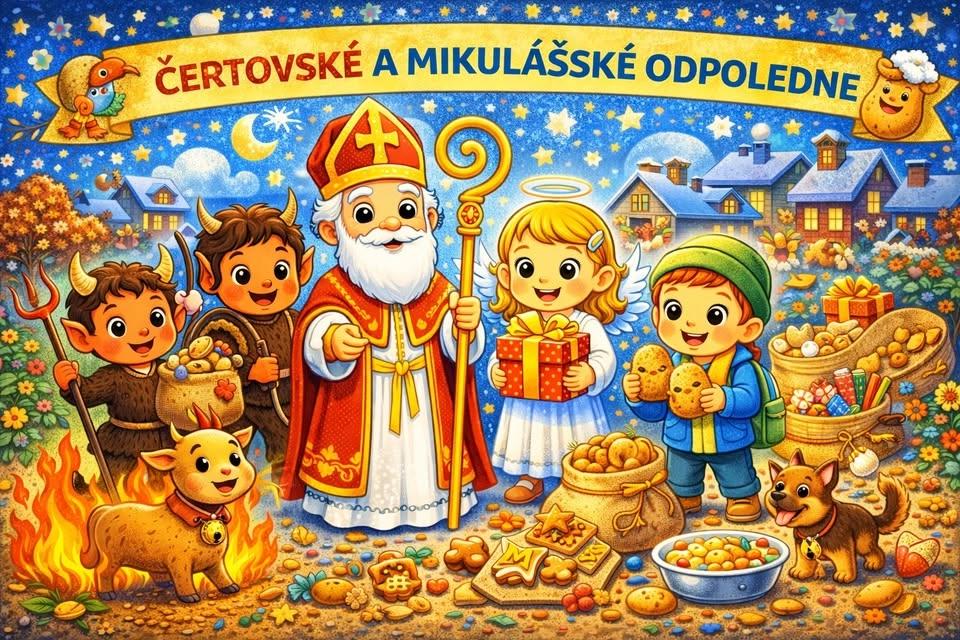 Čertovské a mikulášské odpoledne