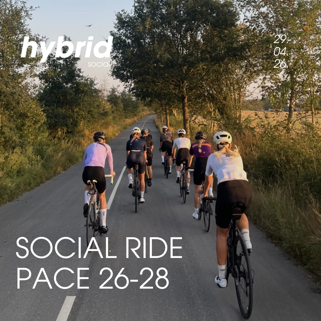 Hybrid Social Ride (Pace 26-28)
