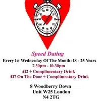 Speed Dating. 18 - 25 years. Wednesdays