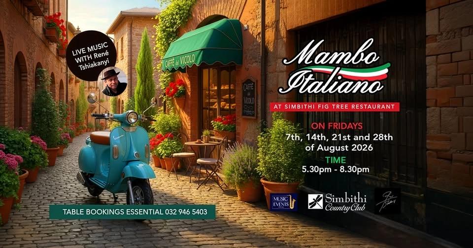 Mambo Italiano: Live Italian Music & Romance with René Tshiakanyi