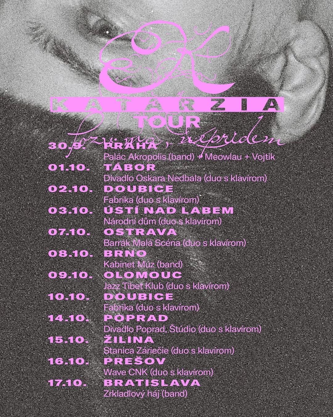 Katarzia - Pozvi Ma, Prídem Tour