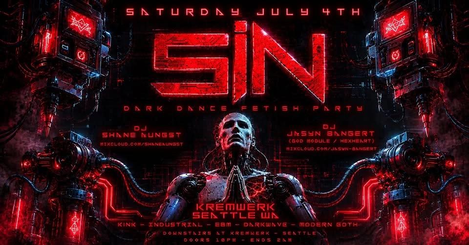 SIN - JULY 2026 - MACHINE PRAYER theme
