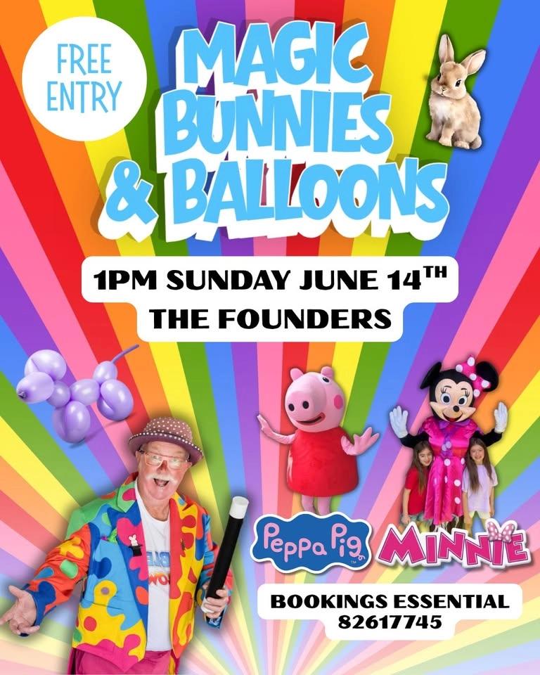🎈✨ MAGIC, BUNNIES & BALLOONS✨🎈Free Family Fun Day