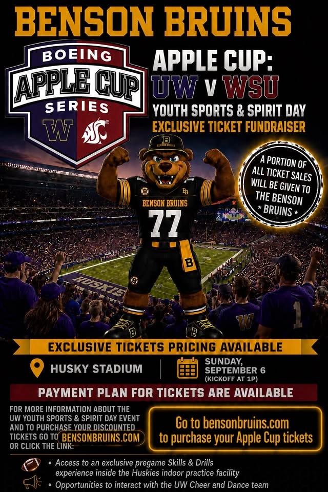 Benson Bruins at the Apple Cup