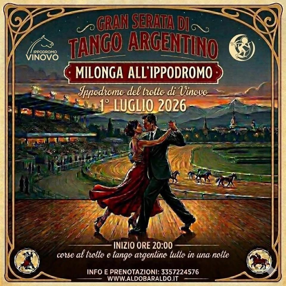 Milonga all'Ippodromo di Vinovo. tdj Antonio Cuna