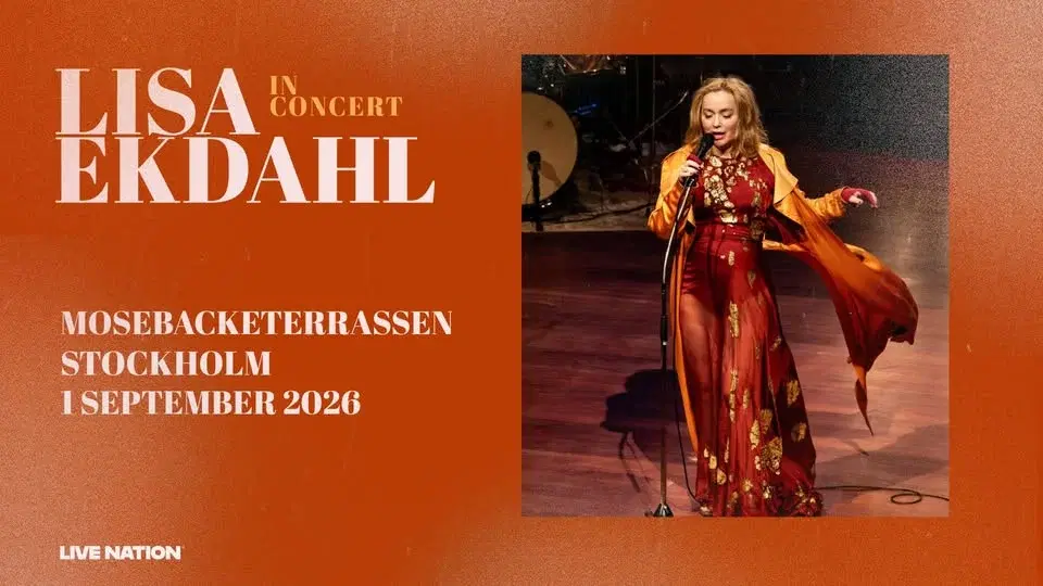 Lisa Ekdahl | Mosebacketerrassen, Stockholm