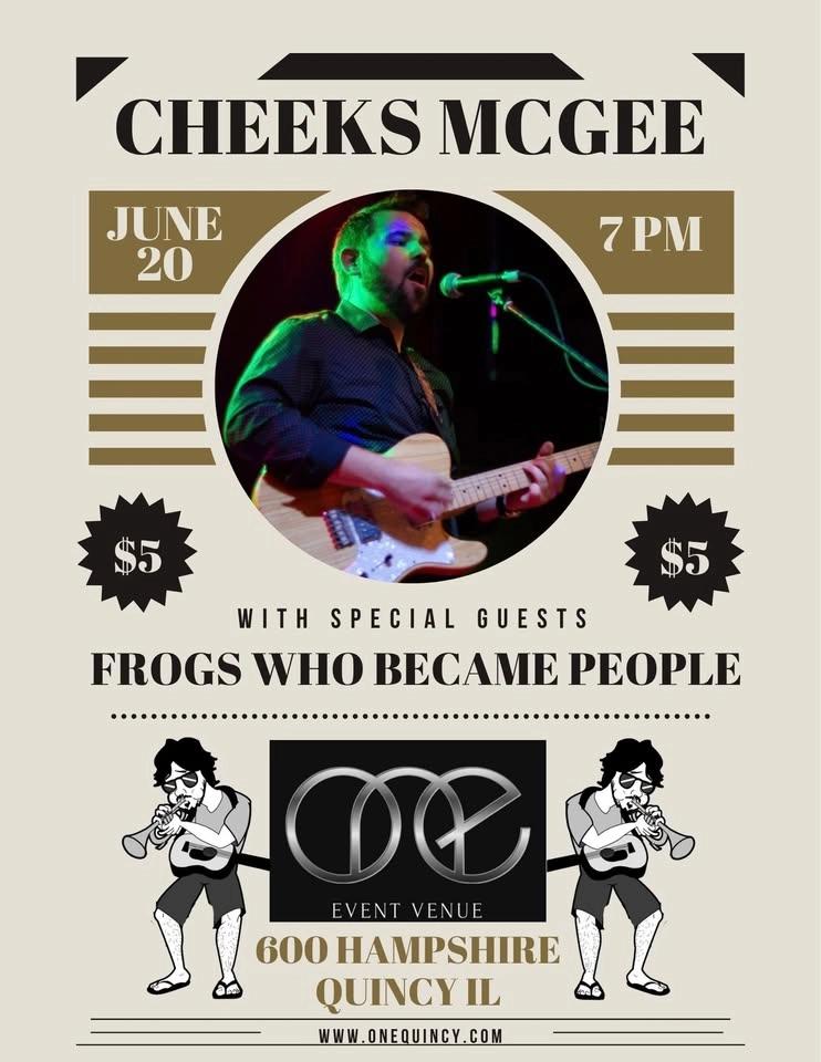 Cheeks Mcgee Live w/ Frogs Who Became People