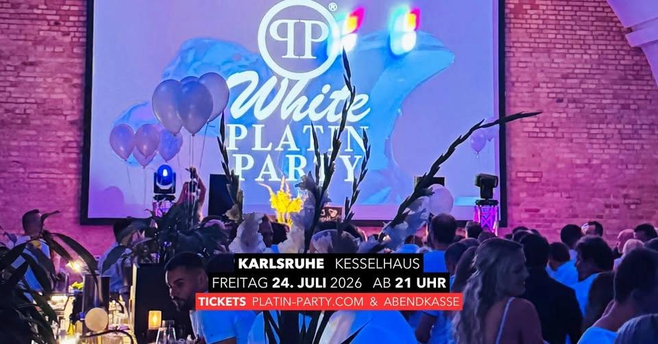Karlsruhe 'White Platin Party' im Kesselhaus.