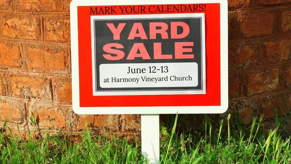 Harmony Vineyard's Annual Missions Garage Sale