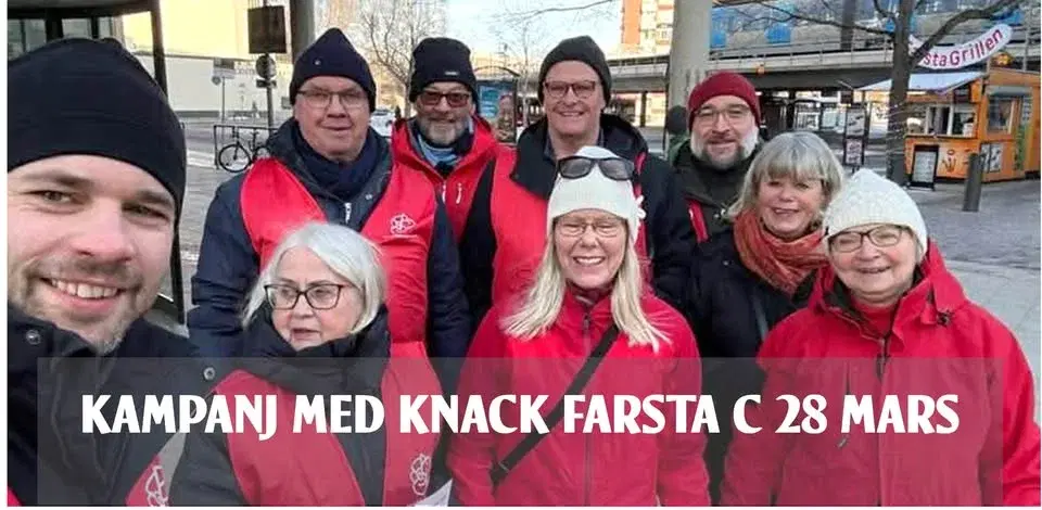 Kampanj med knack i Farsta Centrum