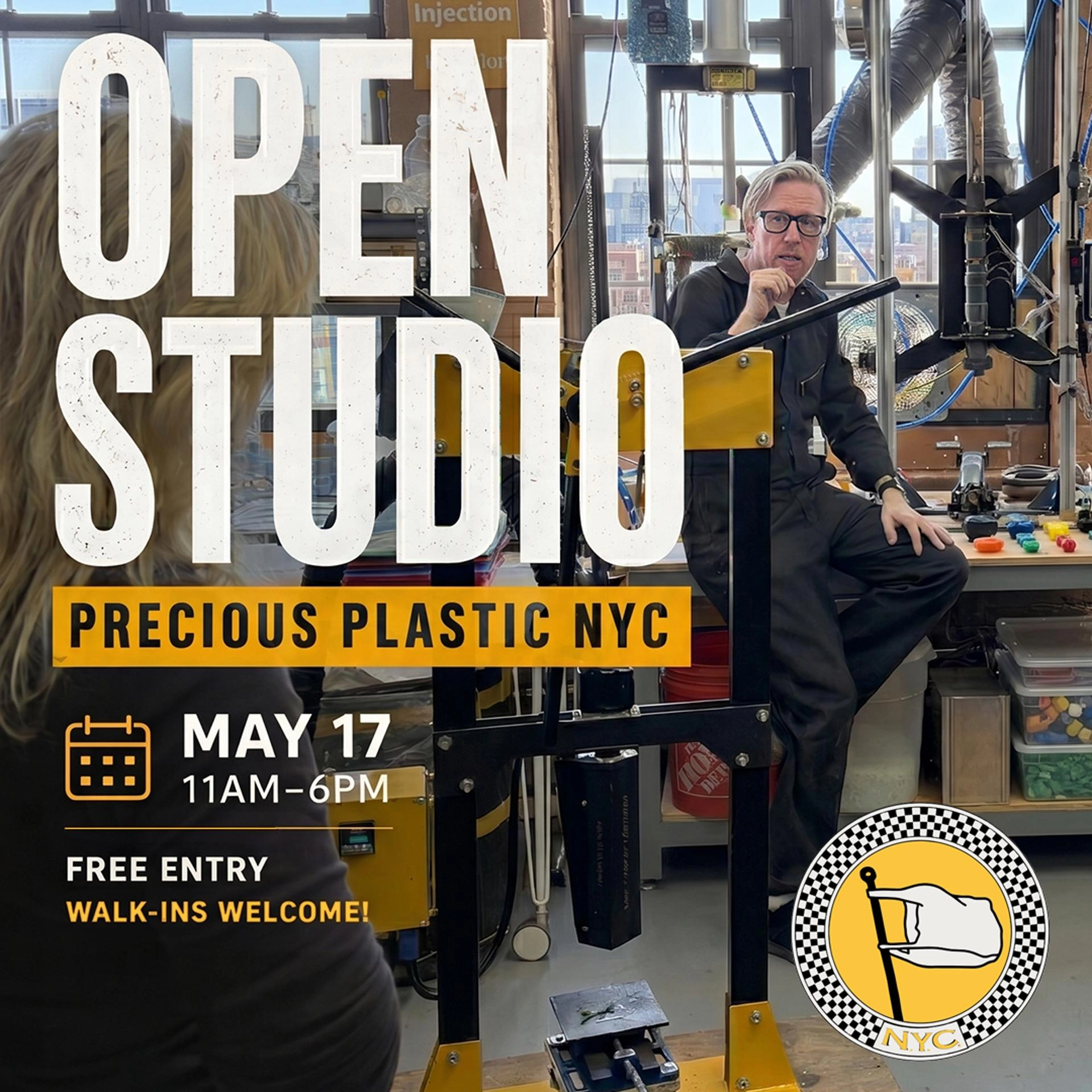 NYCxDesign Open Studio at Precious Plastic NYC