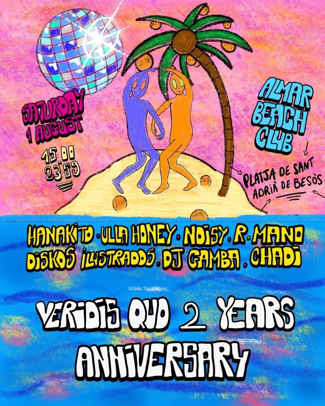 Veridis Quo at The Beach! 2-Year Anniversary