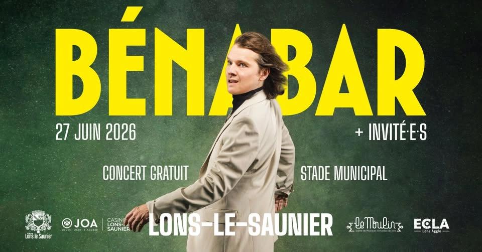 📢 Bénabar en concert gratuit à Lons-le-Saunier !