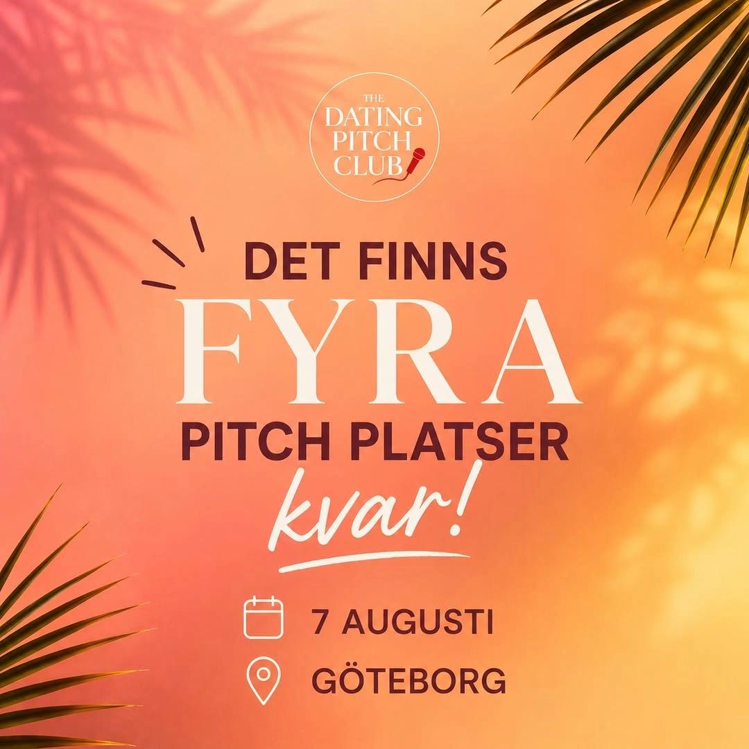 The Dating Pitch Club – Göteborg