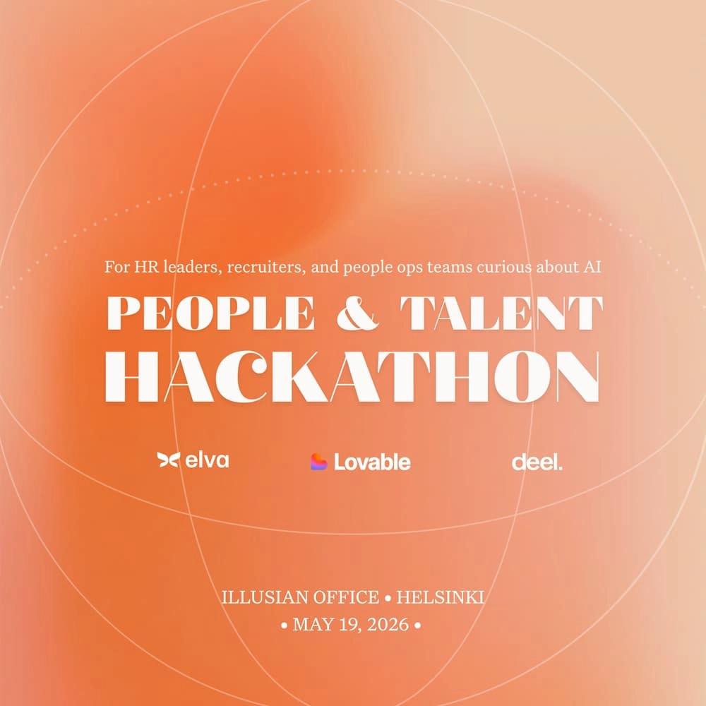 HELSINKI: Elva x Lovable x Deel – People & Talent Hackathon