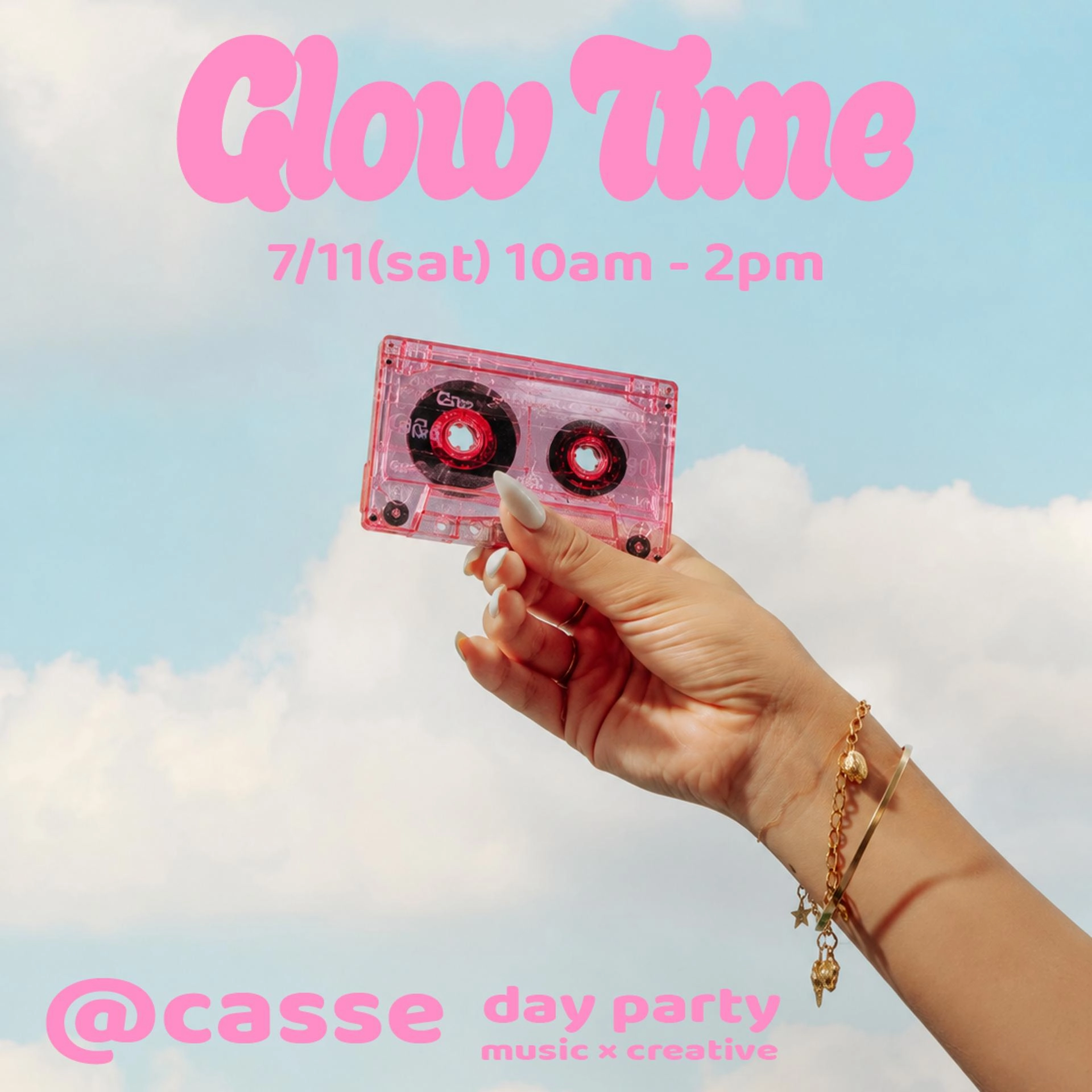 Glow time vol.3|海外ガール気分で楽しむ音楽とチャーム作り
