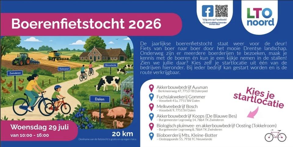 Boerenfietstocht 2026