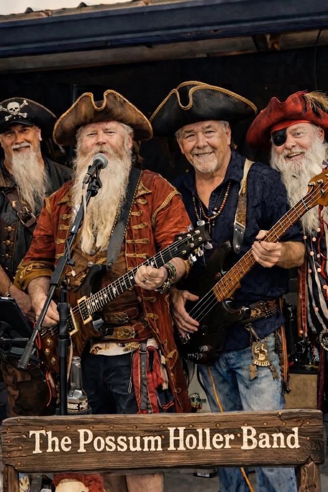 The Possum Holler Band says bring your booty to the First String Halloween Party!