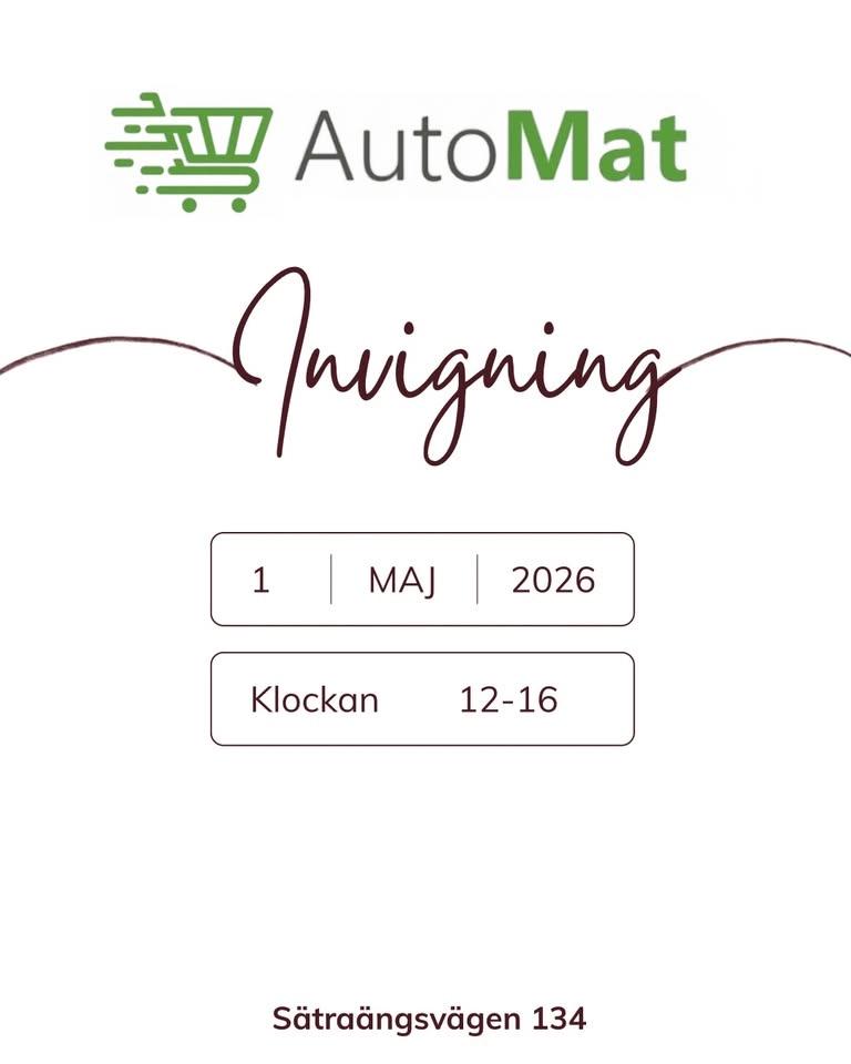Invigning av AutoMat