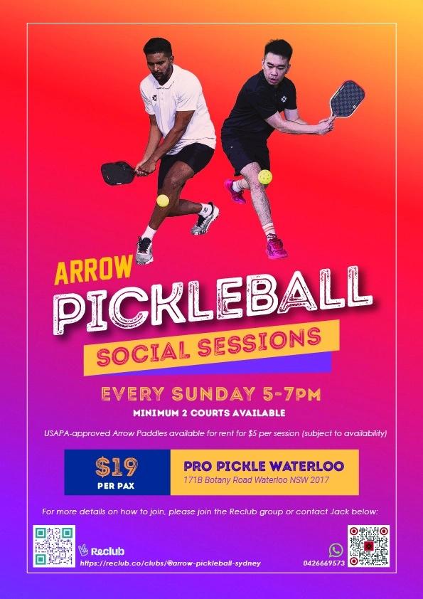 Arrow Pickleball Sunday Socials