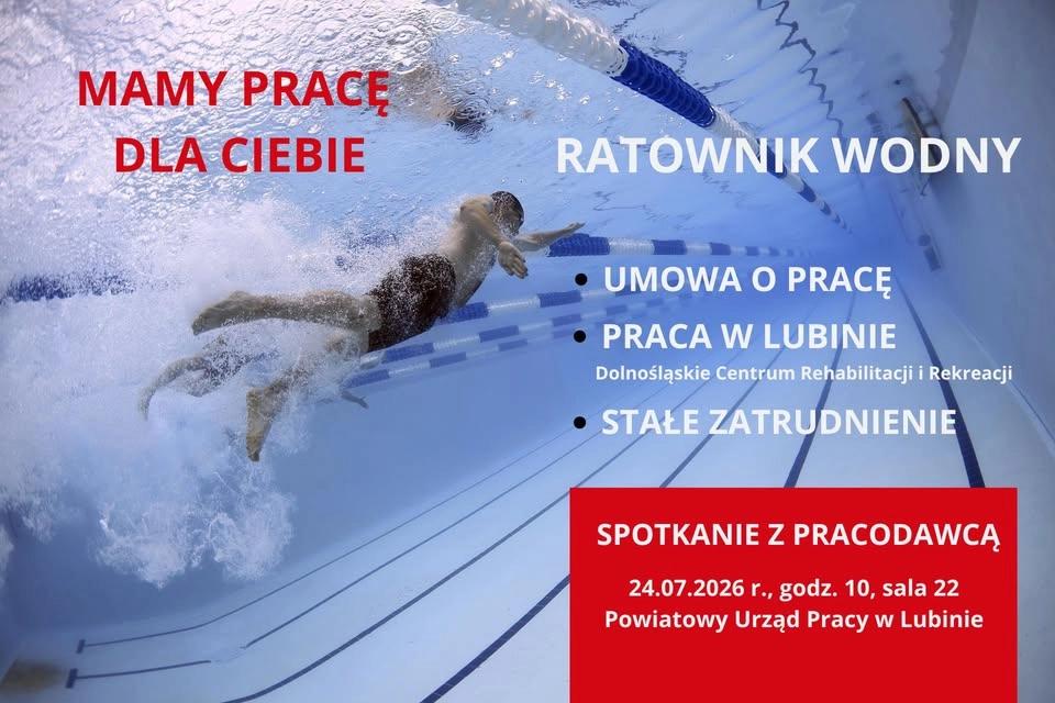 Spotkanie z pracodawcą, rekrutacja do pracy - ratownik wodny