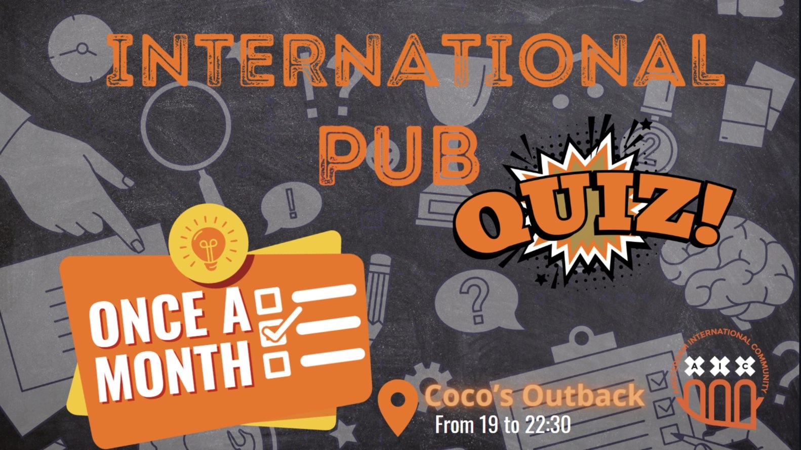 International Pub quiz @ Coco's 💡