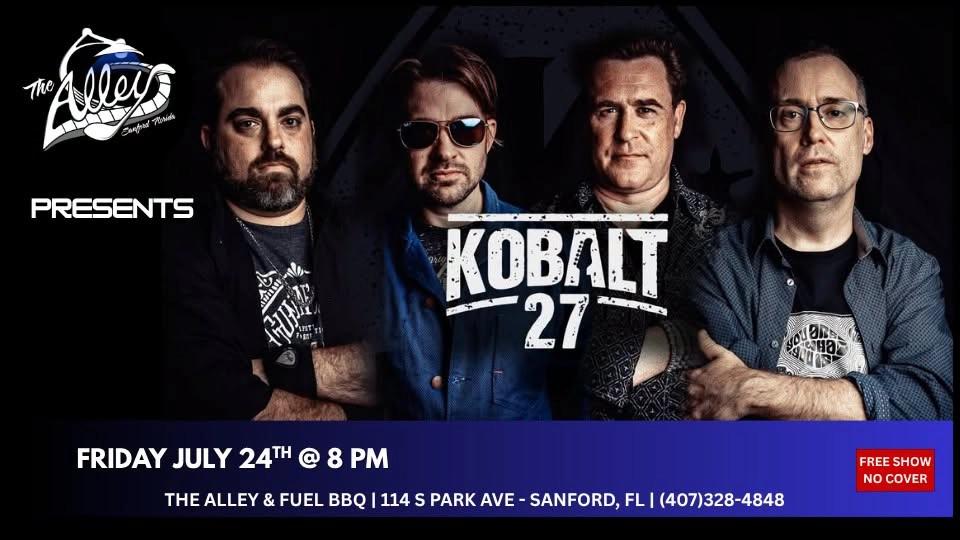 KOBALT 27 | Live Music at The Alley - Sanford | No Cover!