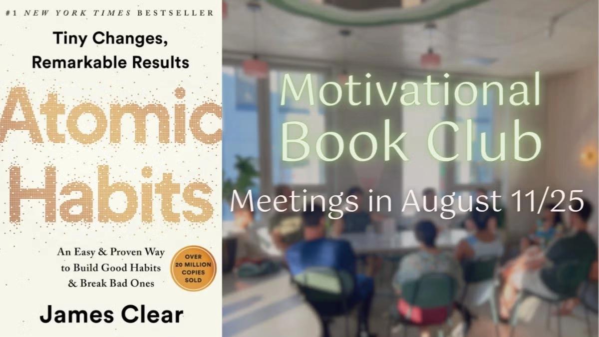 August Motivational Book Club: Atomic Habits