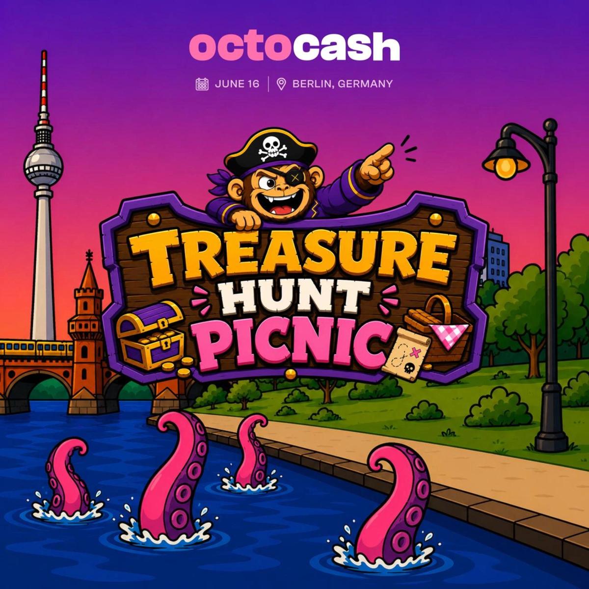 Octocash Treasure Hunt Picnic 🏴☠️
