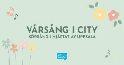 Vårsång i Uppsala city