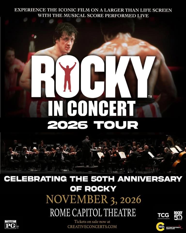 ROCKY in Concert 2026 Tour at The Rome Capitol Theatre