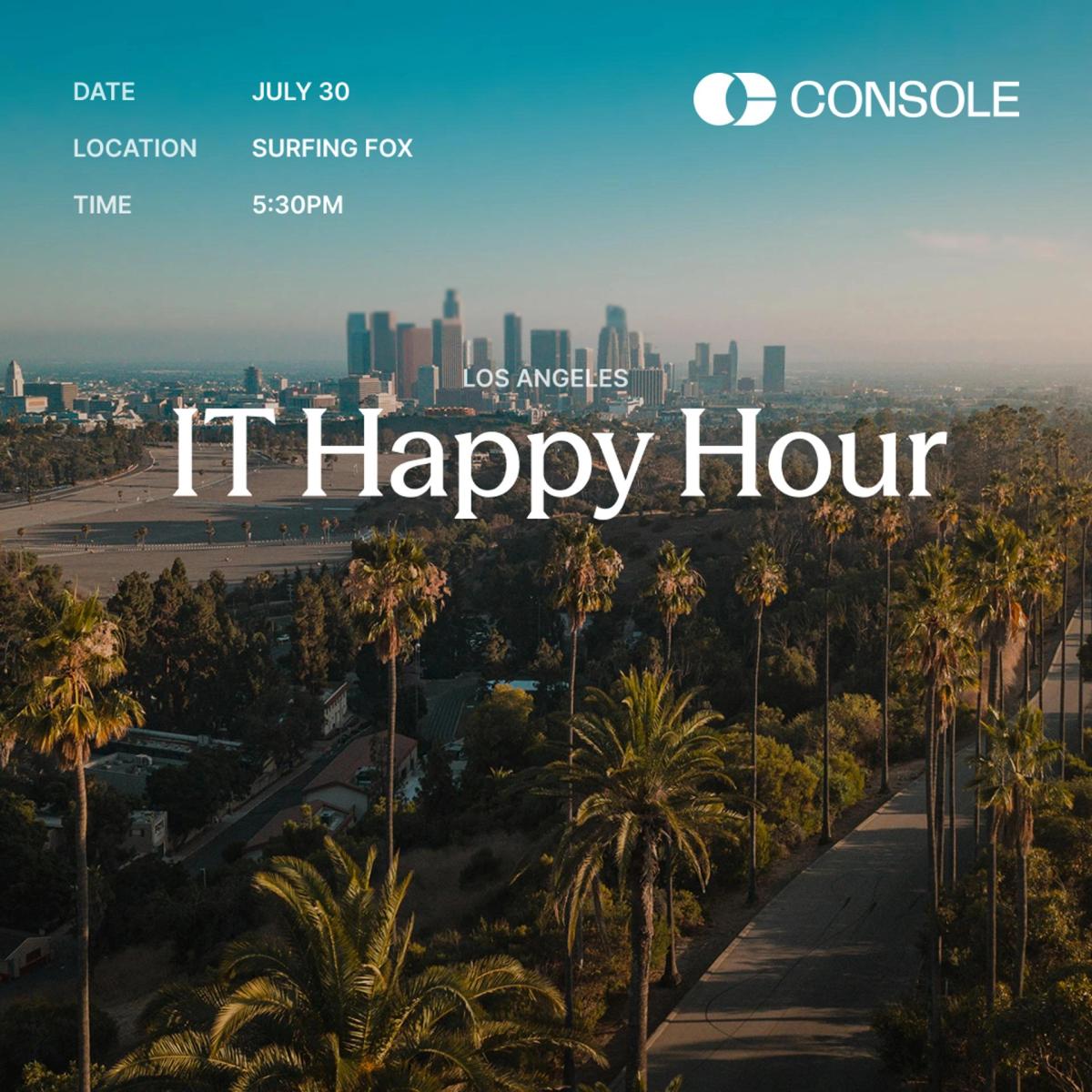 IT and SecOps Happy Hour Santa Monica