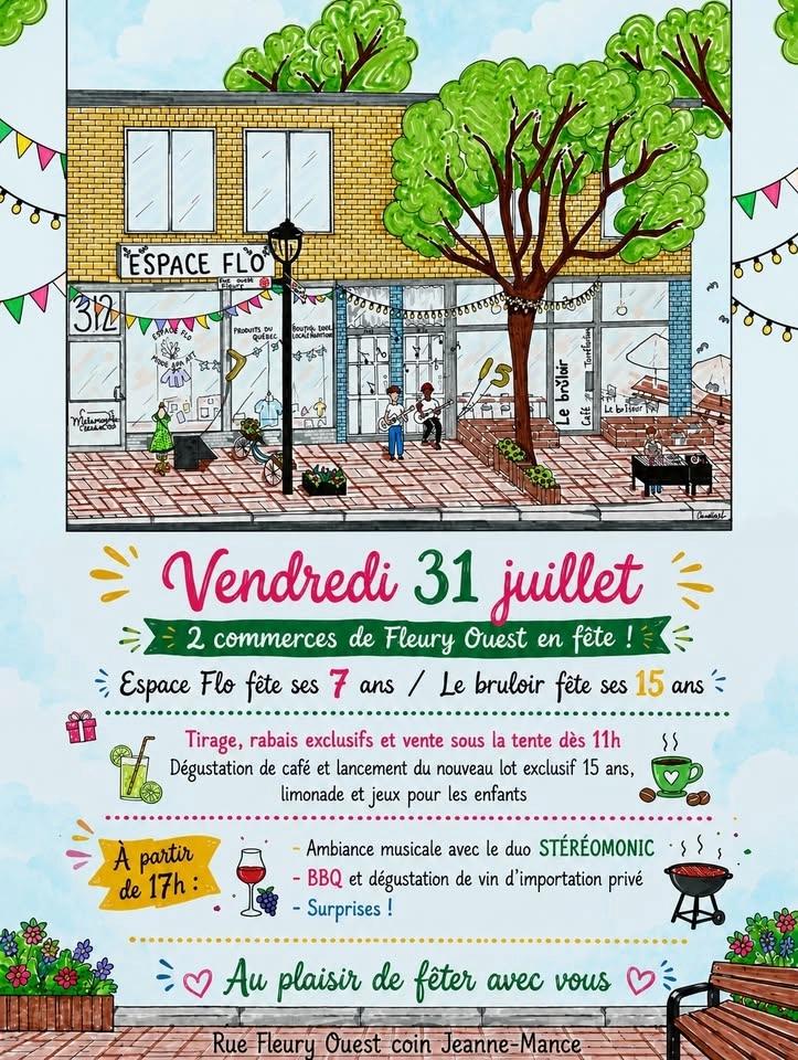 2 commerces de Fleury Ouest en fête !