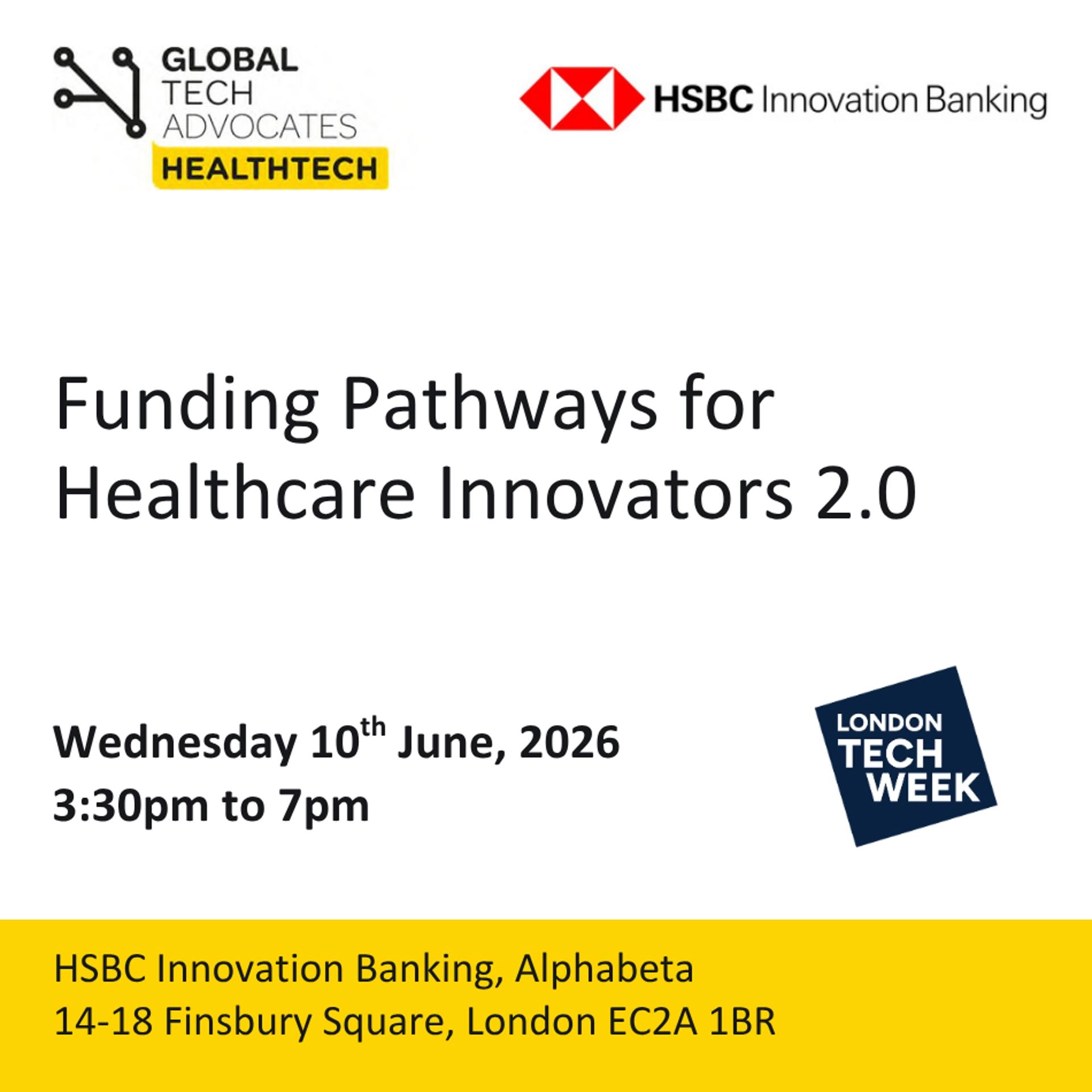 Funding Pathways for Healthcare Innovators 2.0