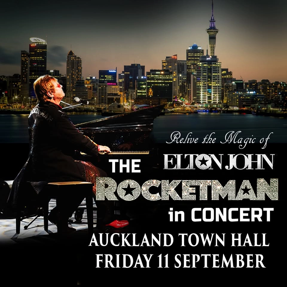 AUCKLAND TOWN HALL - Friday 11 SEPTEMBER, from 7.30pm.