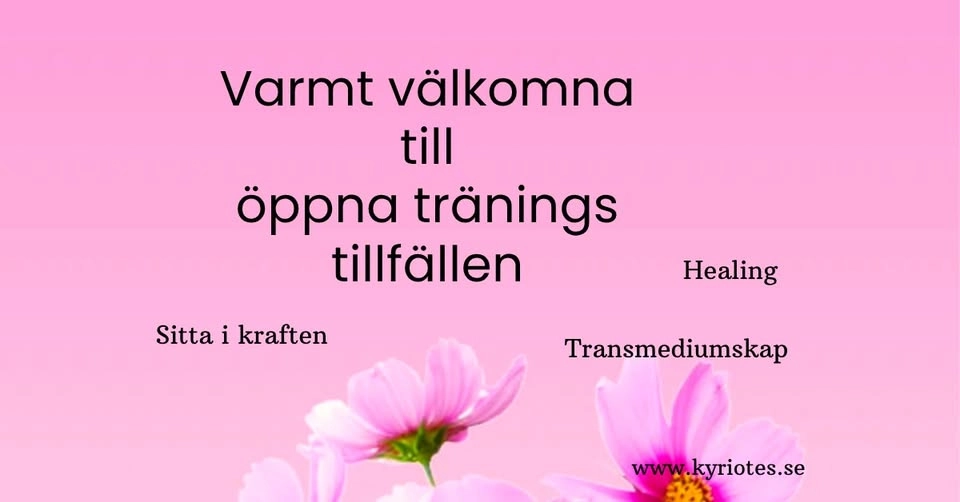 Öppna tränings tillfällen