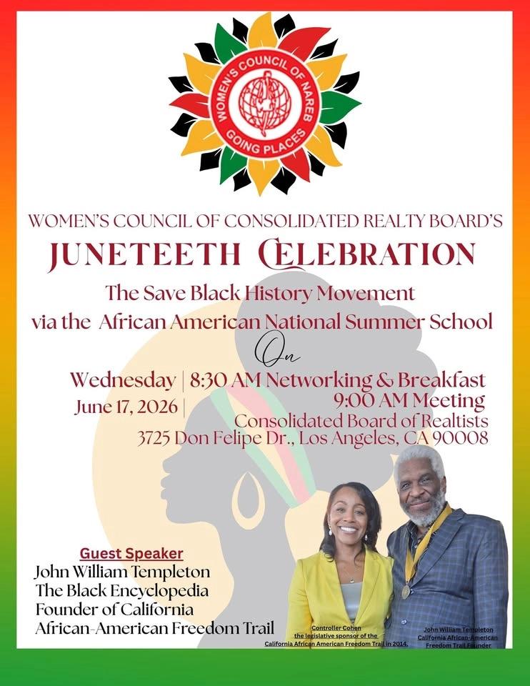 Save Black History Movement at Women's Council of Consoldidated Juneteeth Celebration