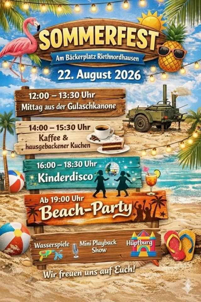 Sommerfest Riethnordhausen
