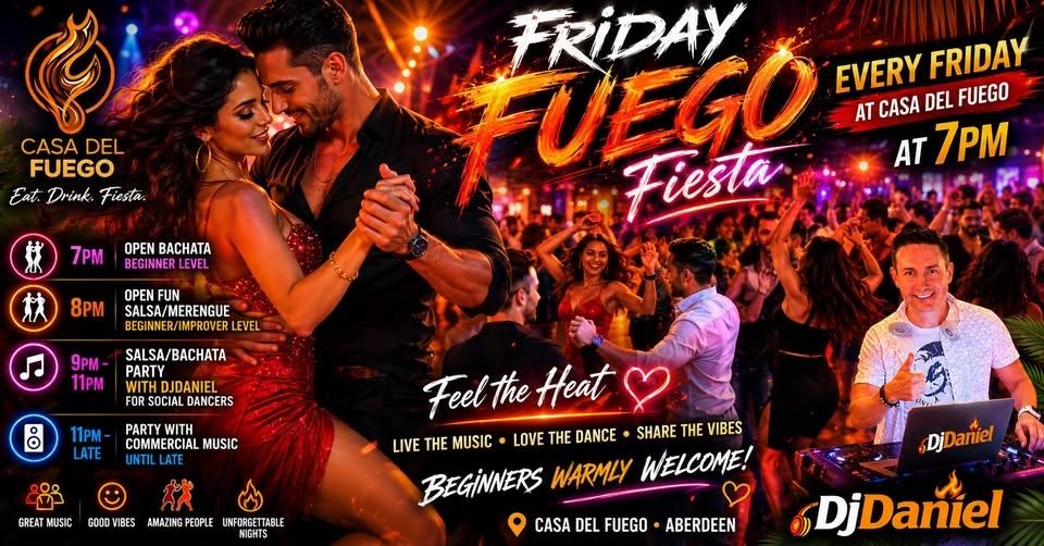 FRIDAY FUEGO FIESTA New Salsa Course!๐๐บ๐ฅณ๐ฅ