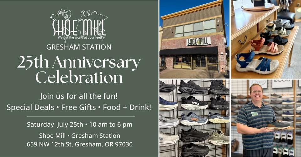 25th Anniversary Celebration | Gresham Shoe Mill